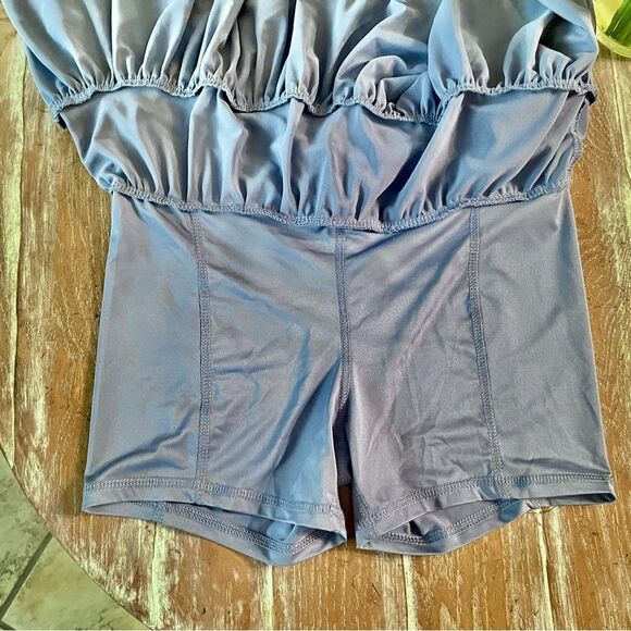 Vanilla Star Blue Mist Pirouette Skort Tie Front Juniors Size Small - Picture 9 of 12